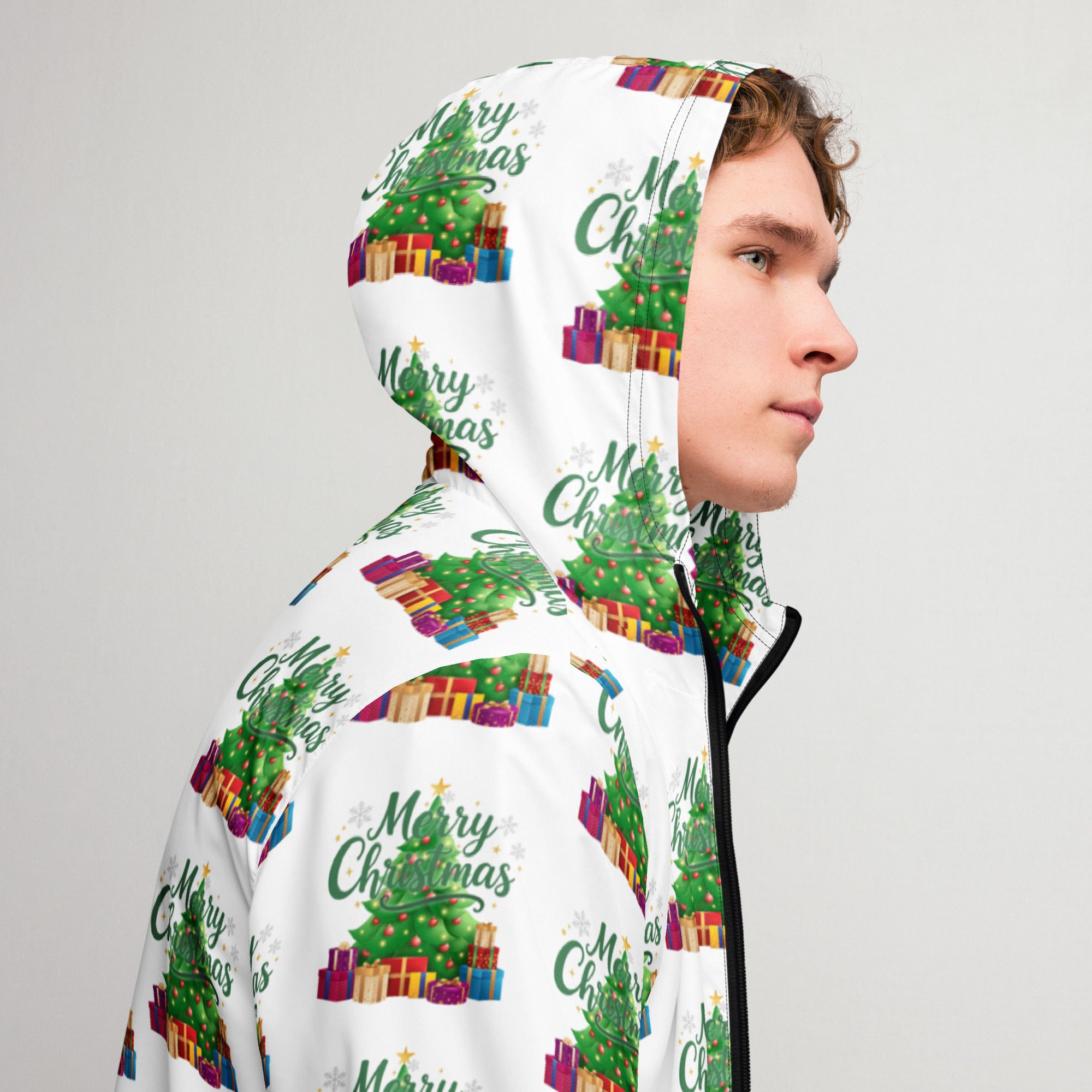 Merry Christmas Green Teen Windbreaker | – RB Designa Co