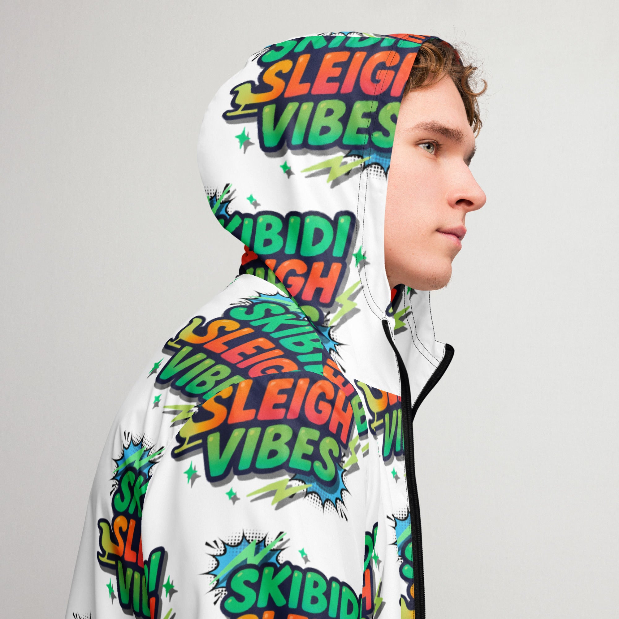 Skibidi Vibes Teen Windbreaker | – RB Designa Co