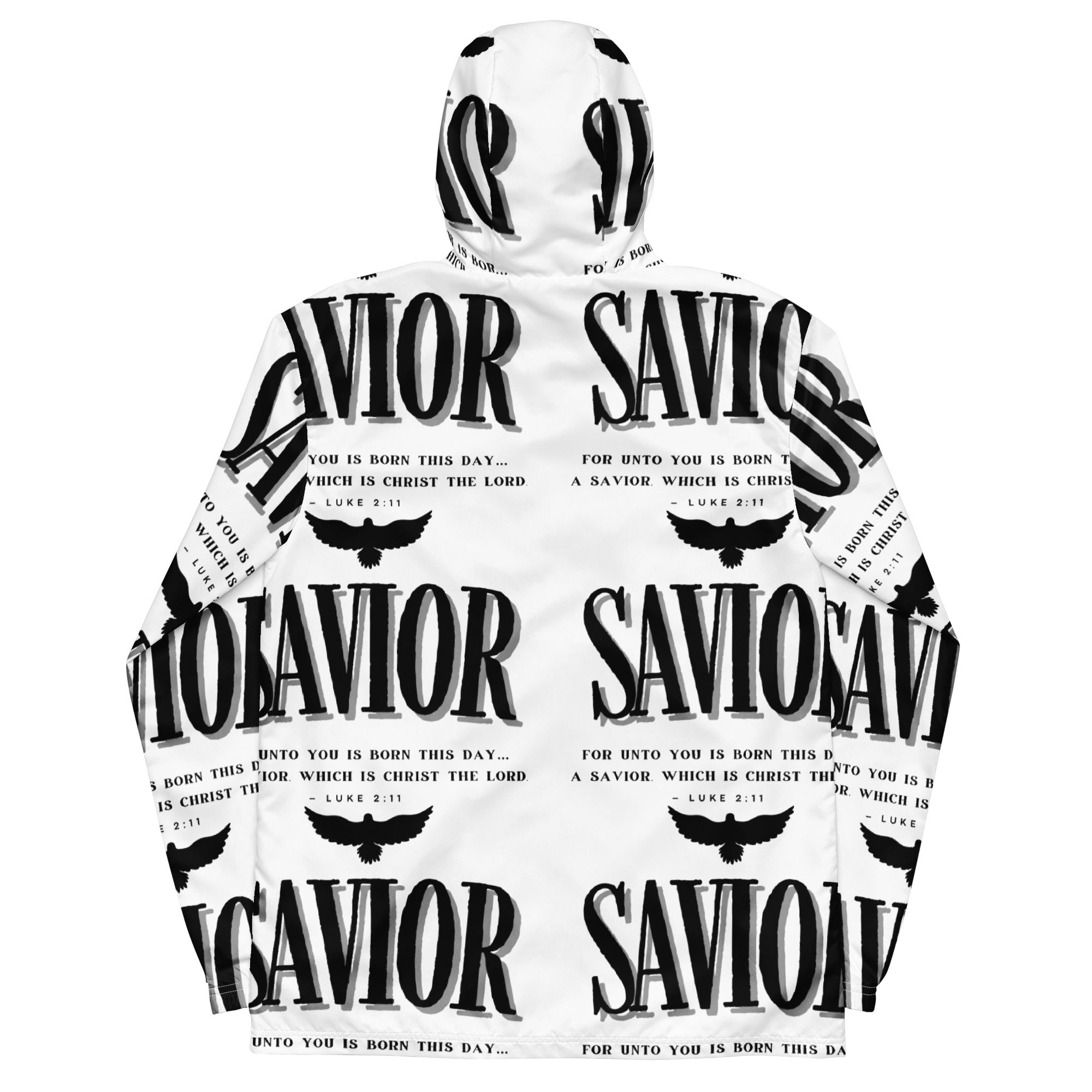 Savior Back Light Biblical Windbreaker | – RB Designa Co