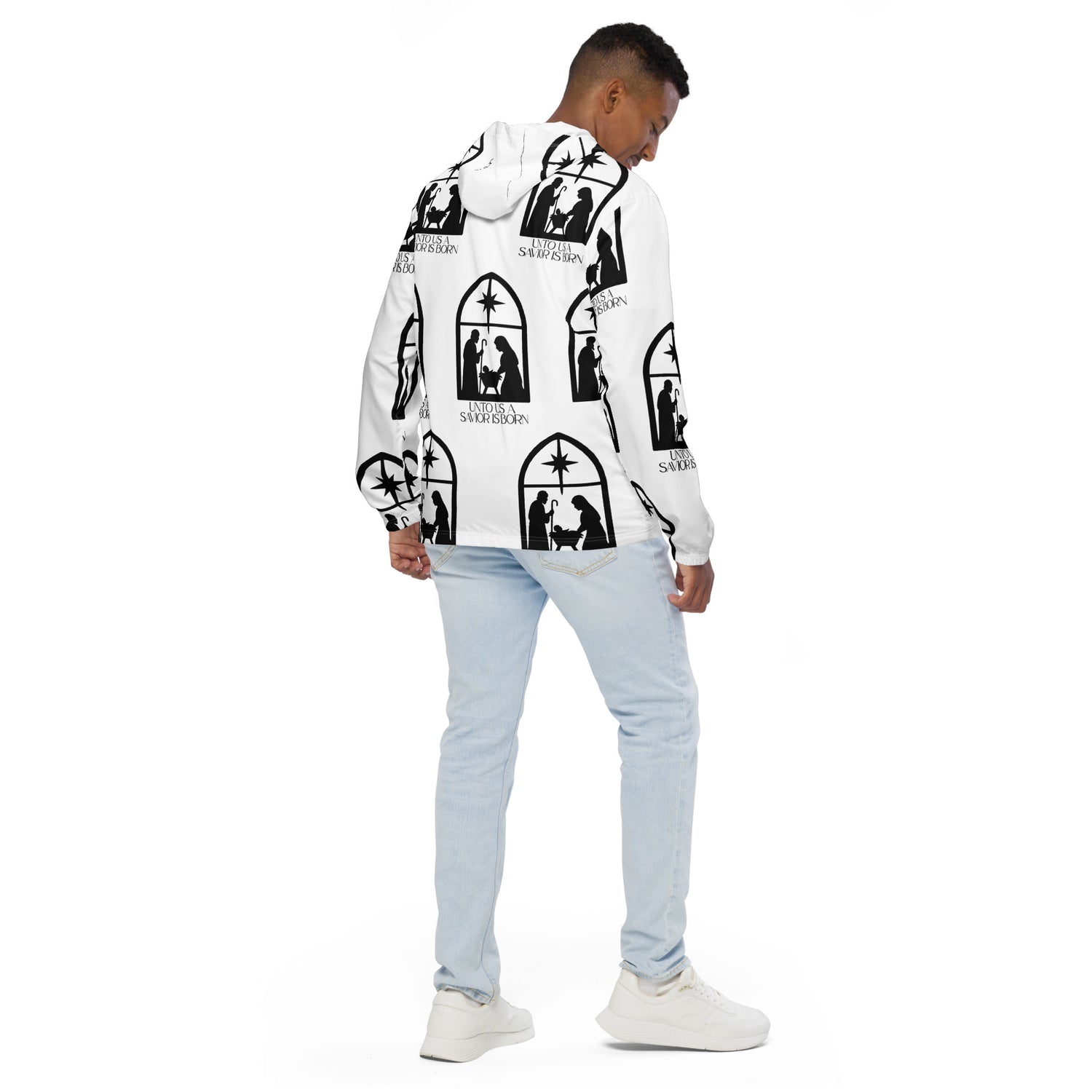 Savior is born Biblical Windbreaker | – RB Designa Co