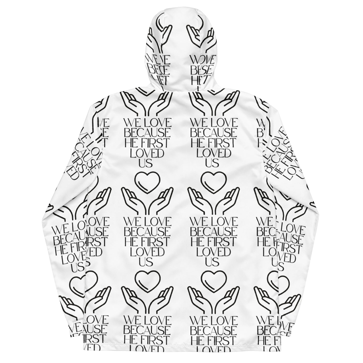 He First Loved Us Biblical Windbreaker | – RB Designa Co