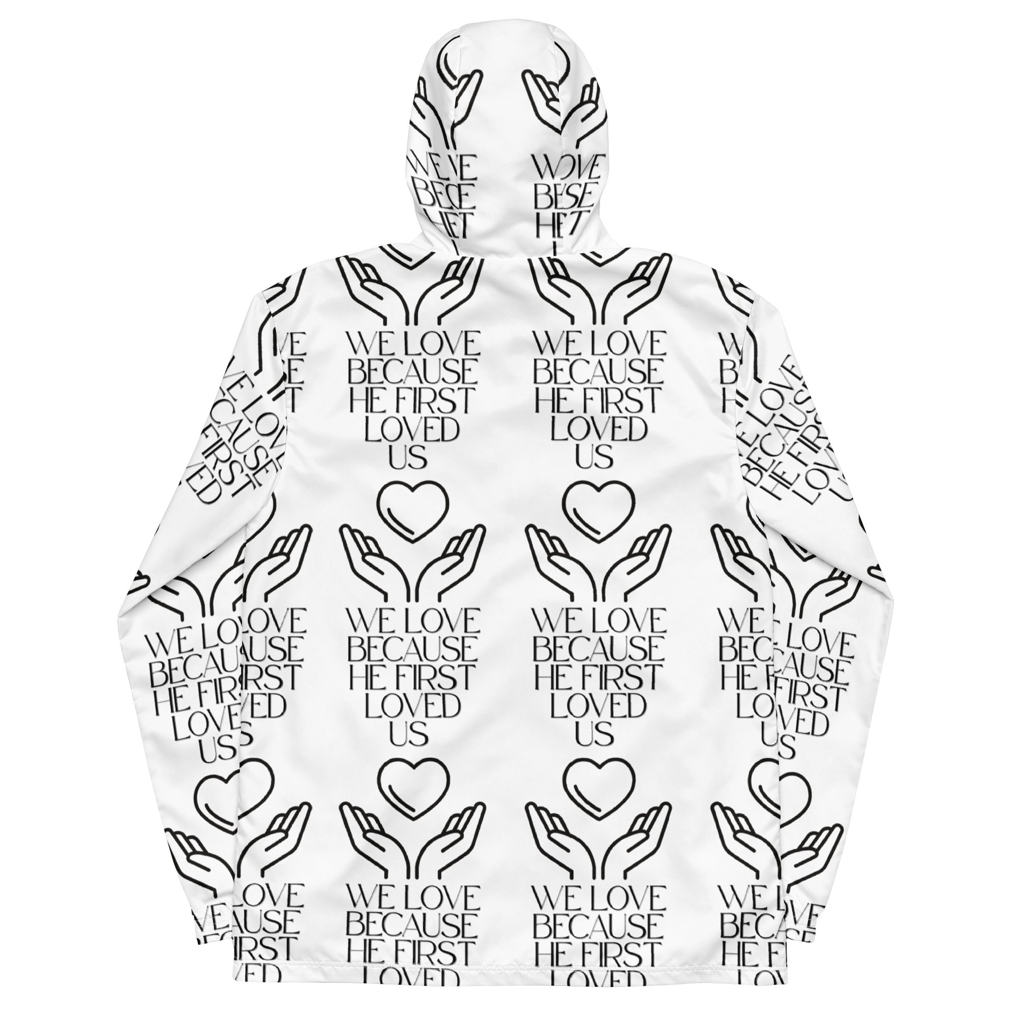 He First Loved Us Biblical Windbreaker | – RB Designa Co