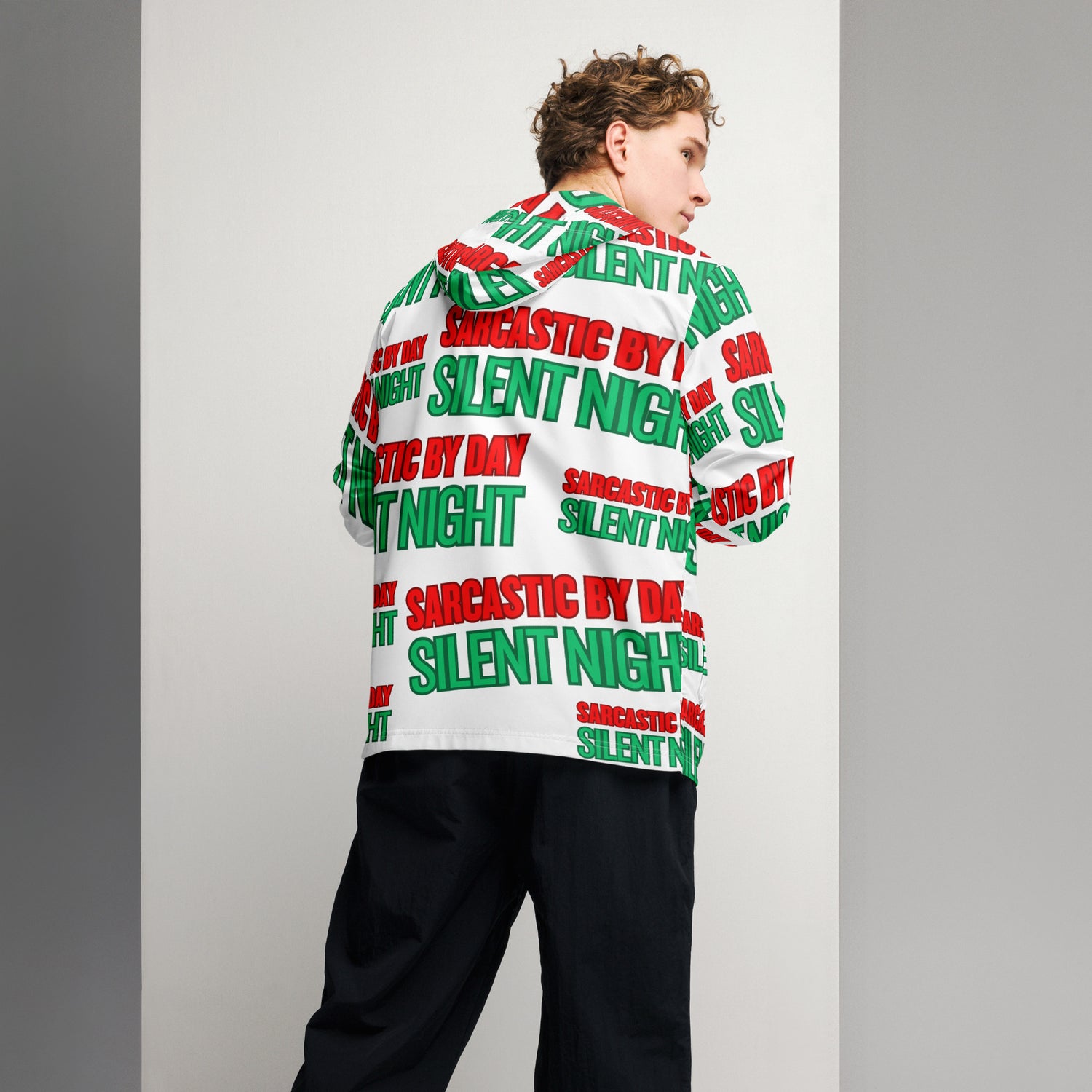 Sarcastic Silent Night Anti-Christmas / Bah Humbug Windbreaker | – RB Designa Co