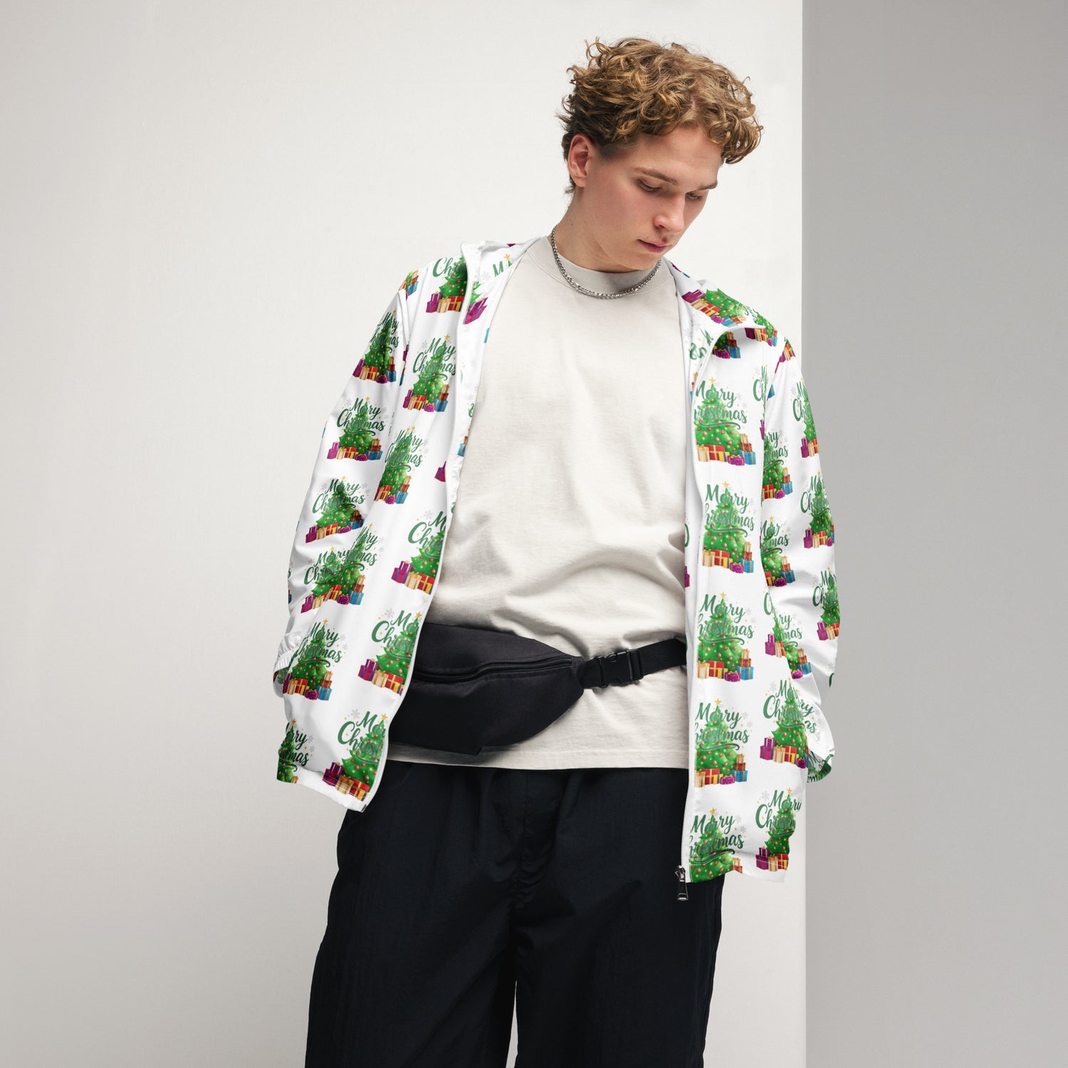 Merry Christmas Green Teen Windbreaker | – RB Designa Co