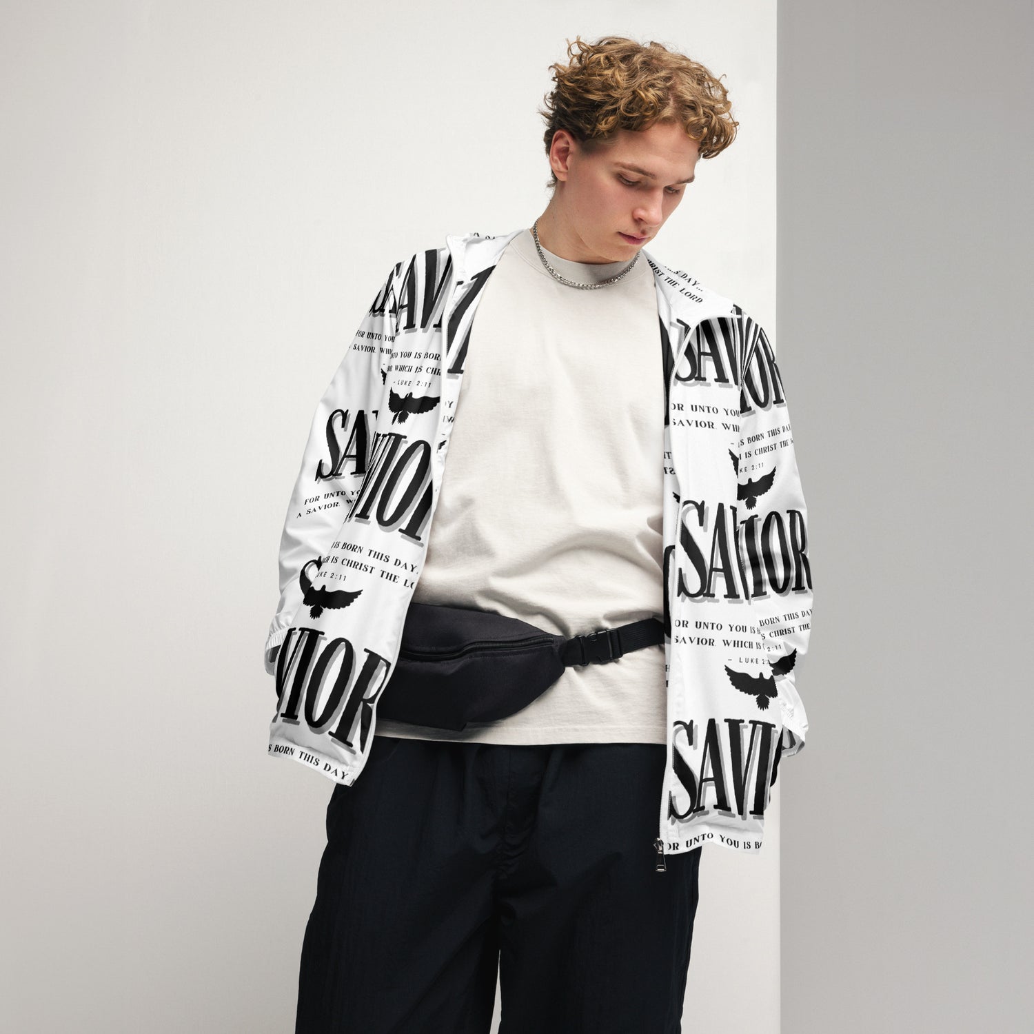 Savior Back Light Biblical Windbreaker | – RB Designa Co