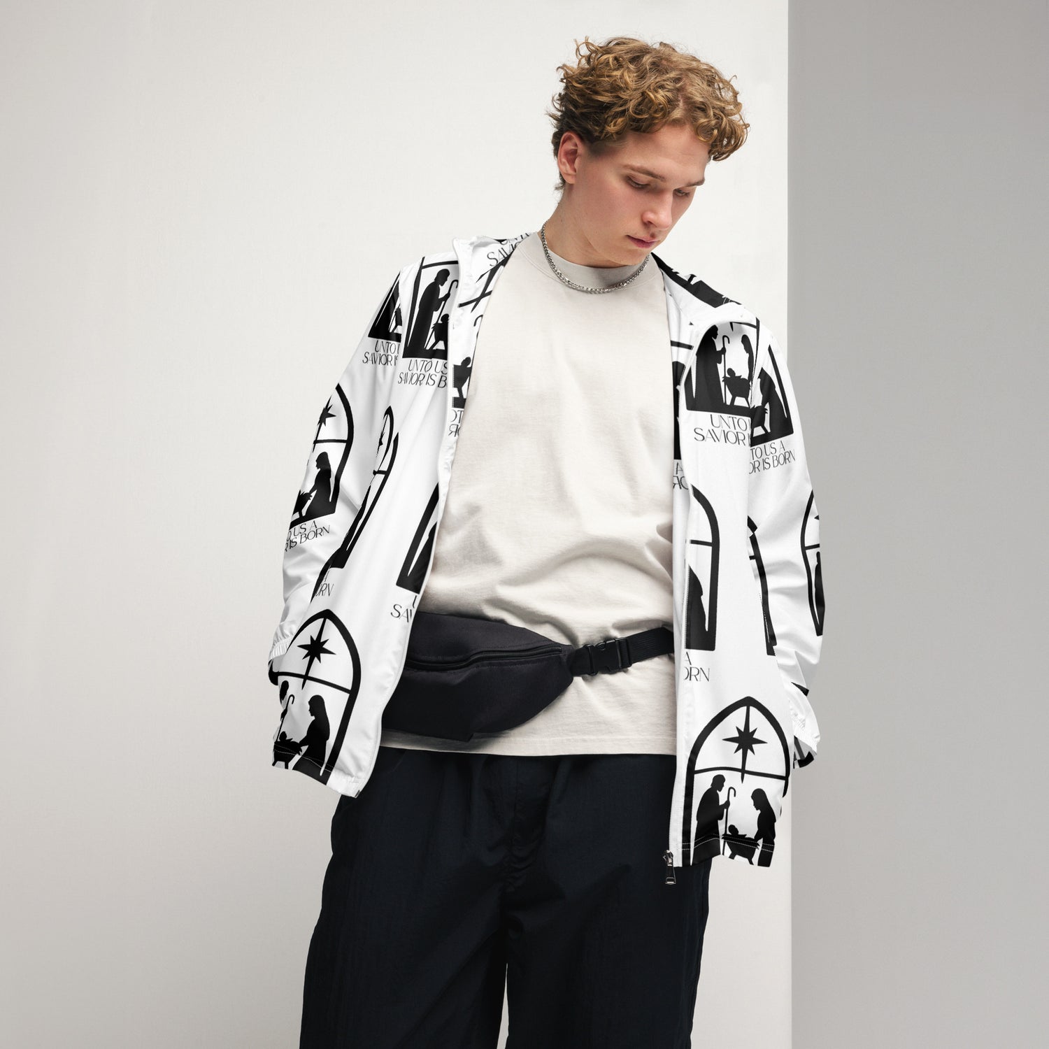 Savior is born Biblical Windbreaker | – RB Designa Co