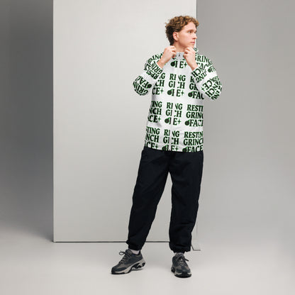 Resting Grinch Face Goth Teen Windbreaker | – RB Designa Co