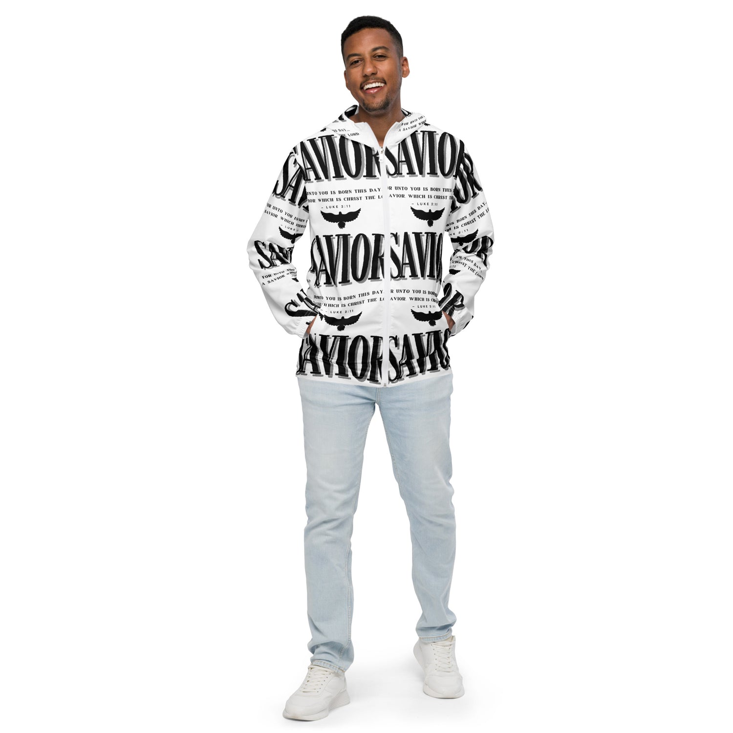 Savior Back Light Biblical Windbreaker | – RB Designa Co