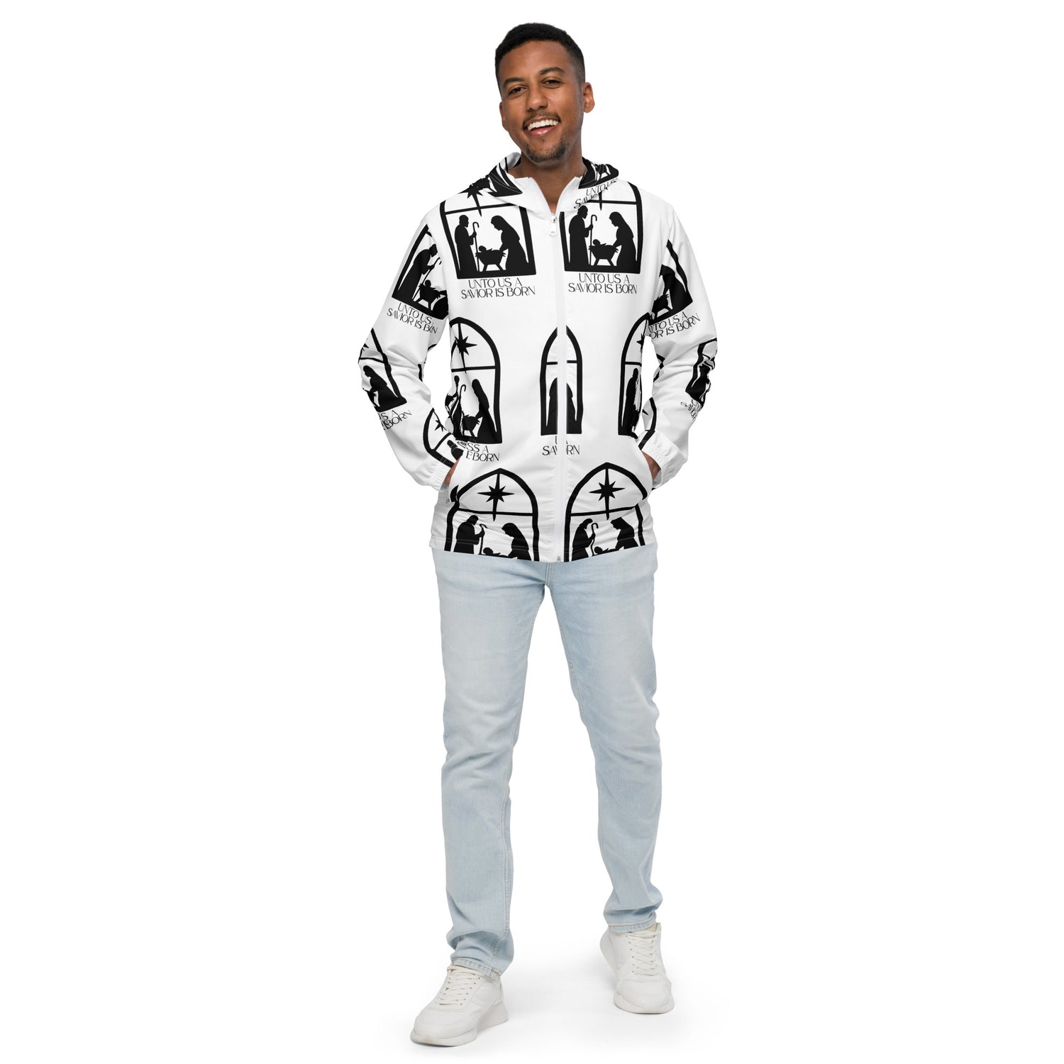 Savior is born Biblical Windbreaker | – RB Designa Co