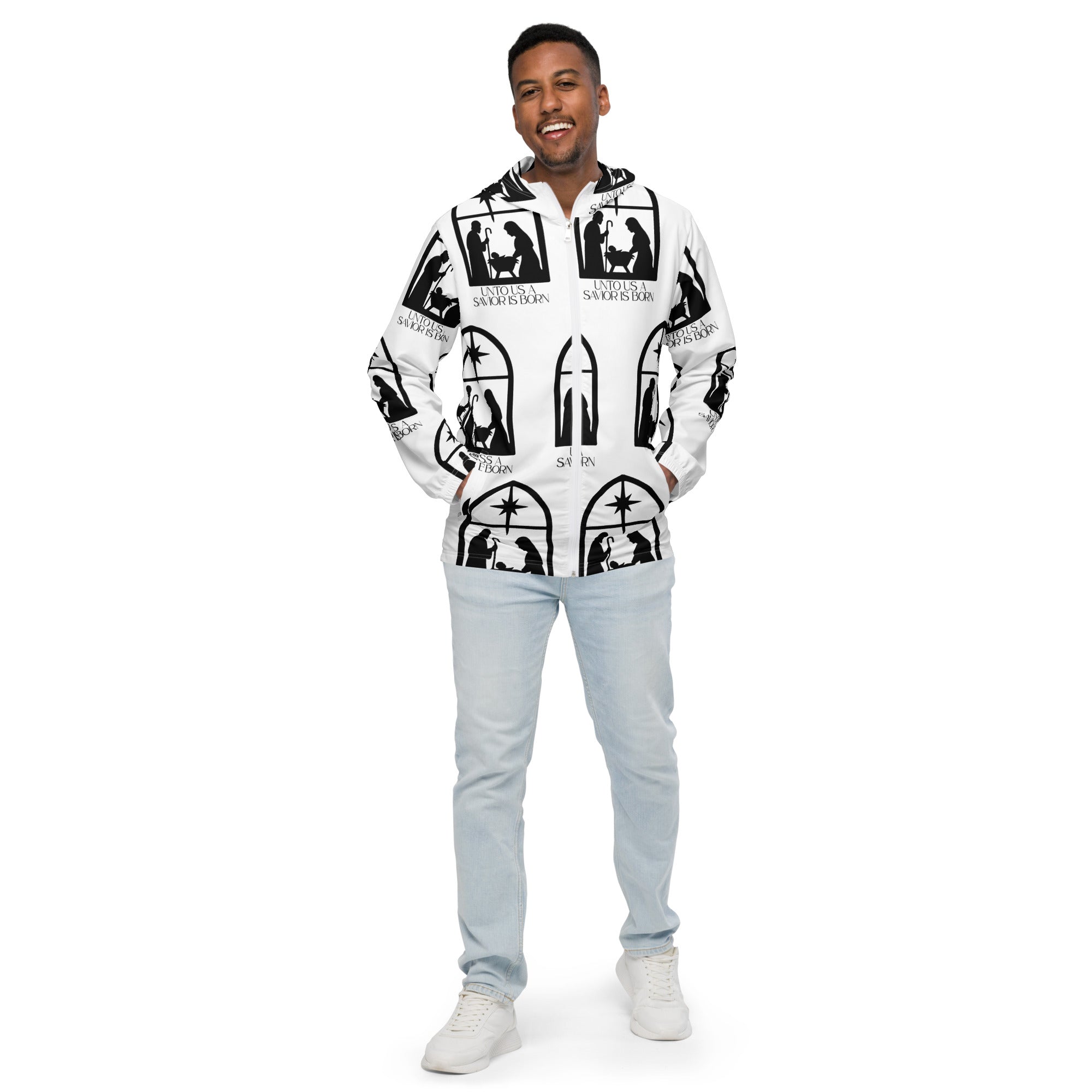 Savior is born Biblical Windbreaker | – RB Designa Co