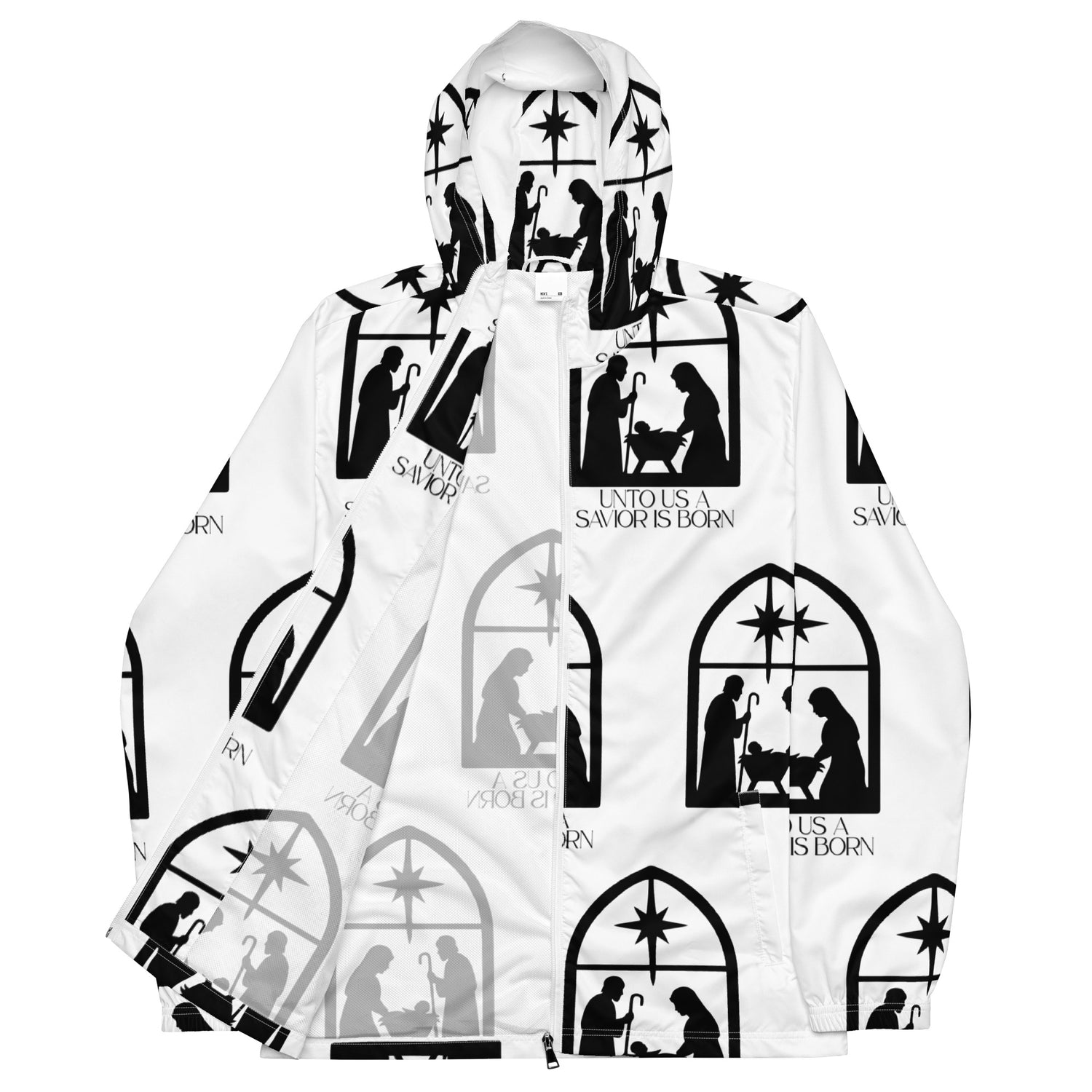 Savior is born Biblical Windbreaker | – RB Designa Co