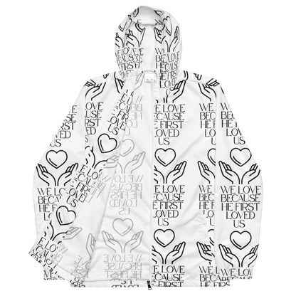 He First Loved Us Biblical Windbreaker | – RB Designa Co