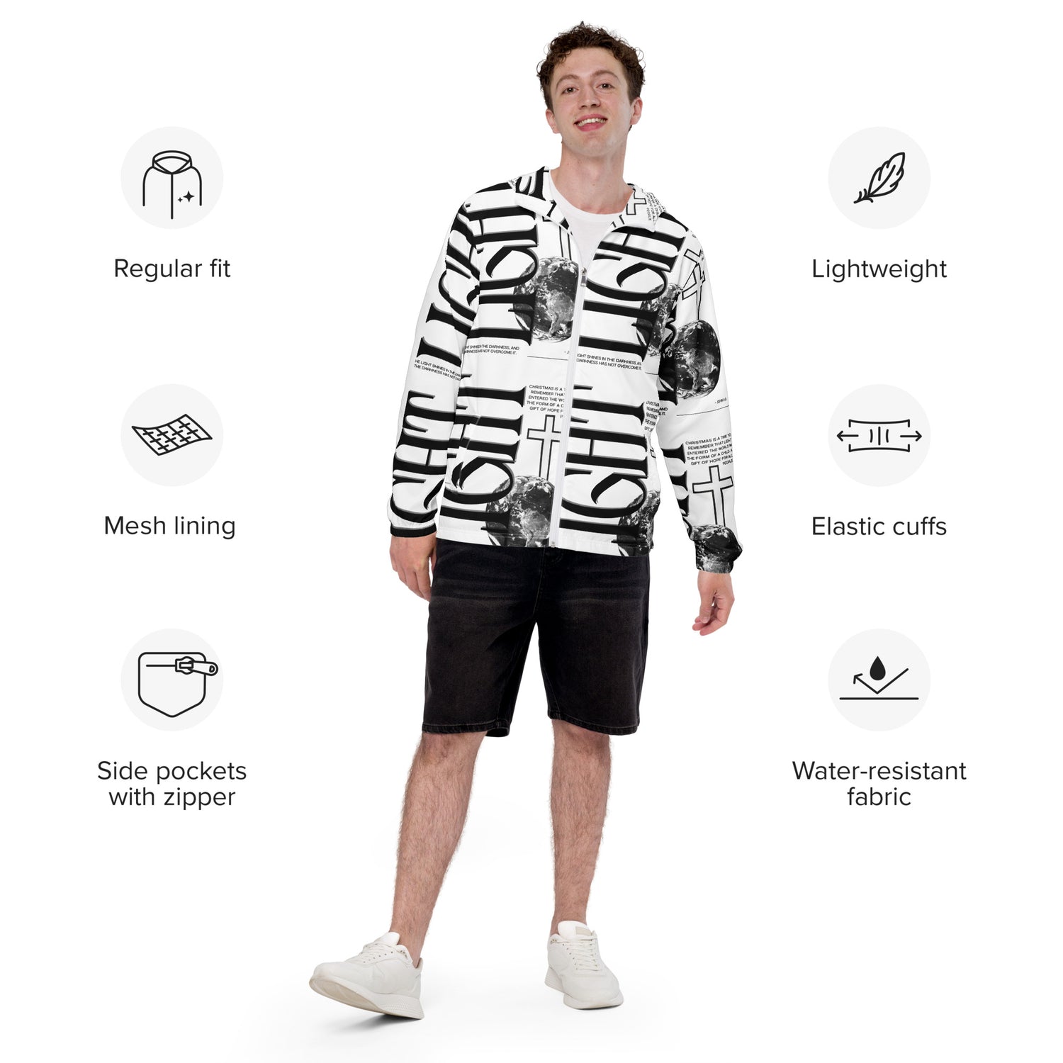Light Back Light Biblical Windbreaker | – RB Designa Co
