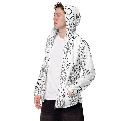 He First Loved Us Biblical Windbreaker | – RB Designa Co