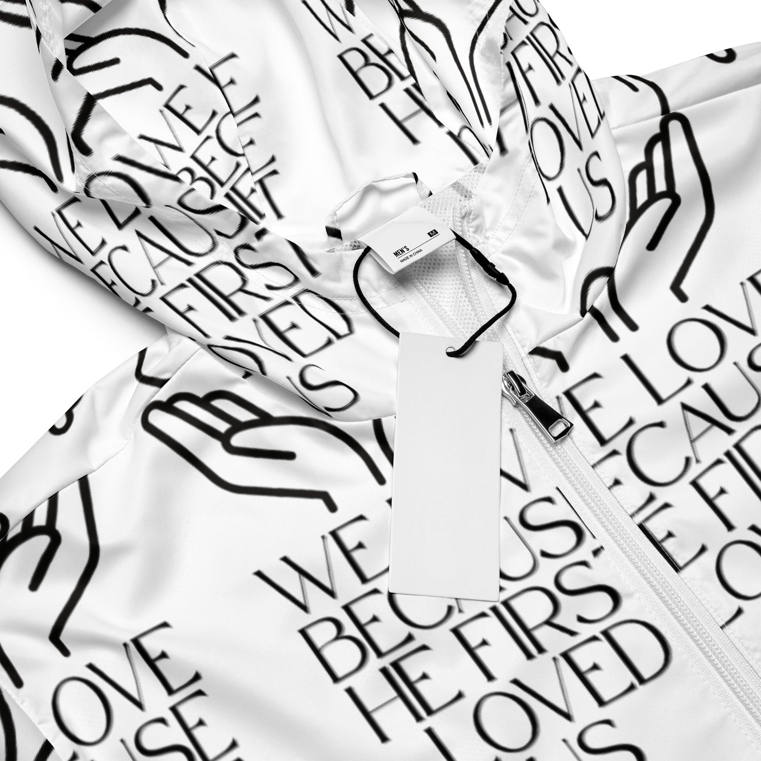 He First Loved Us Biblical Windbreaker | – RB Designa Co