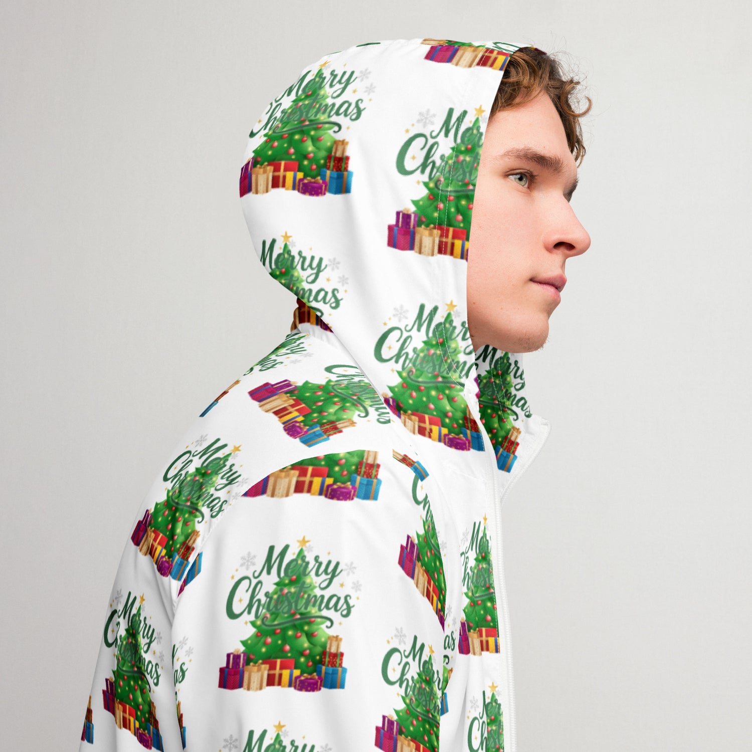 Merry Christmas Green Teen Windbreaker | – RB Designa Co