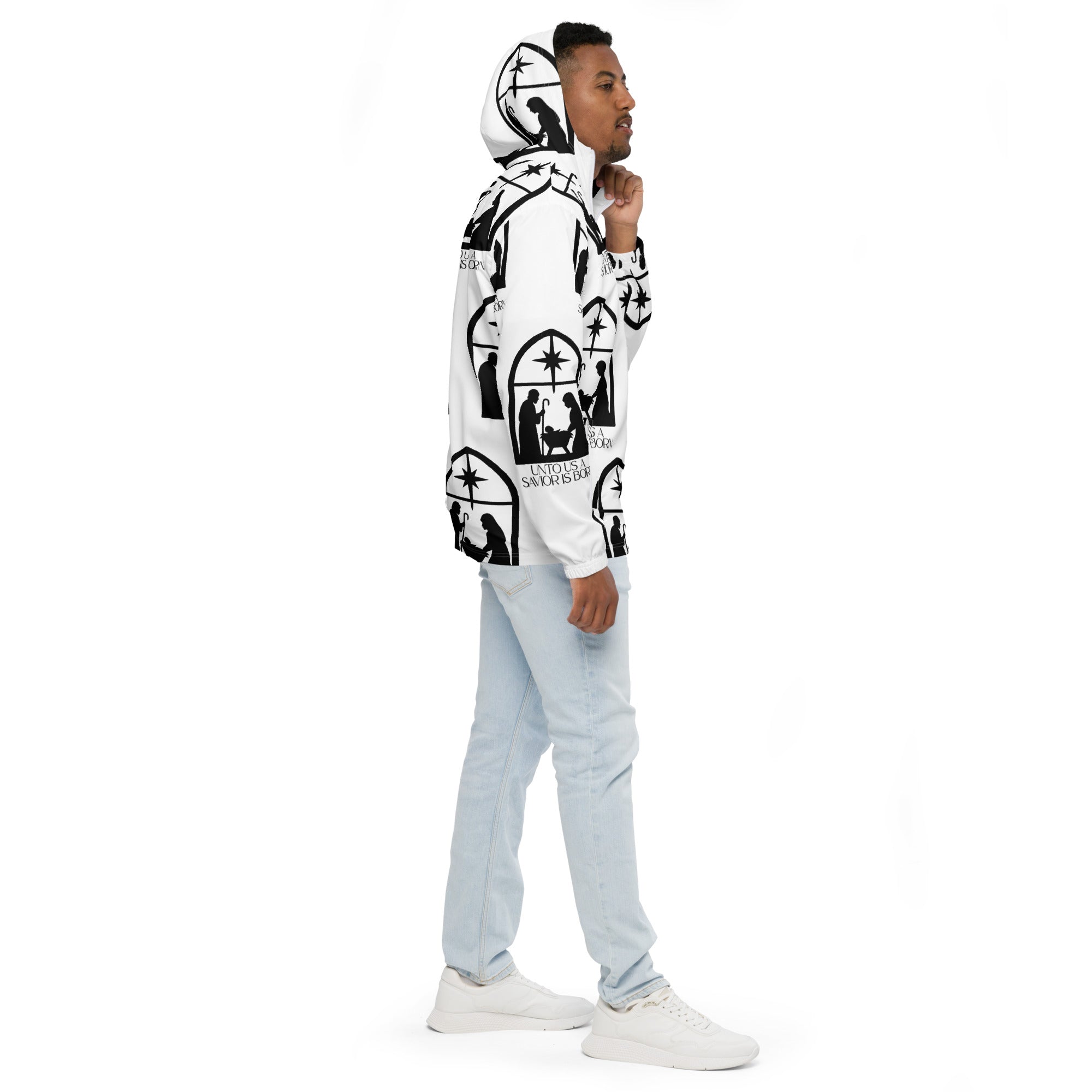 Savior is born Biblical Windbreaker | – RB Designa Co
