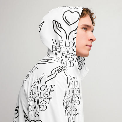 He First Loved Us Biblical Windbreaker | – RB Designa Co