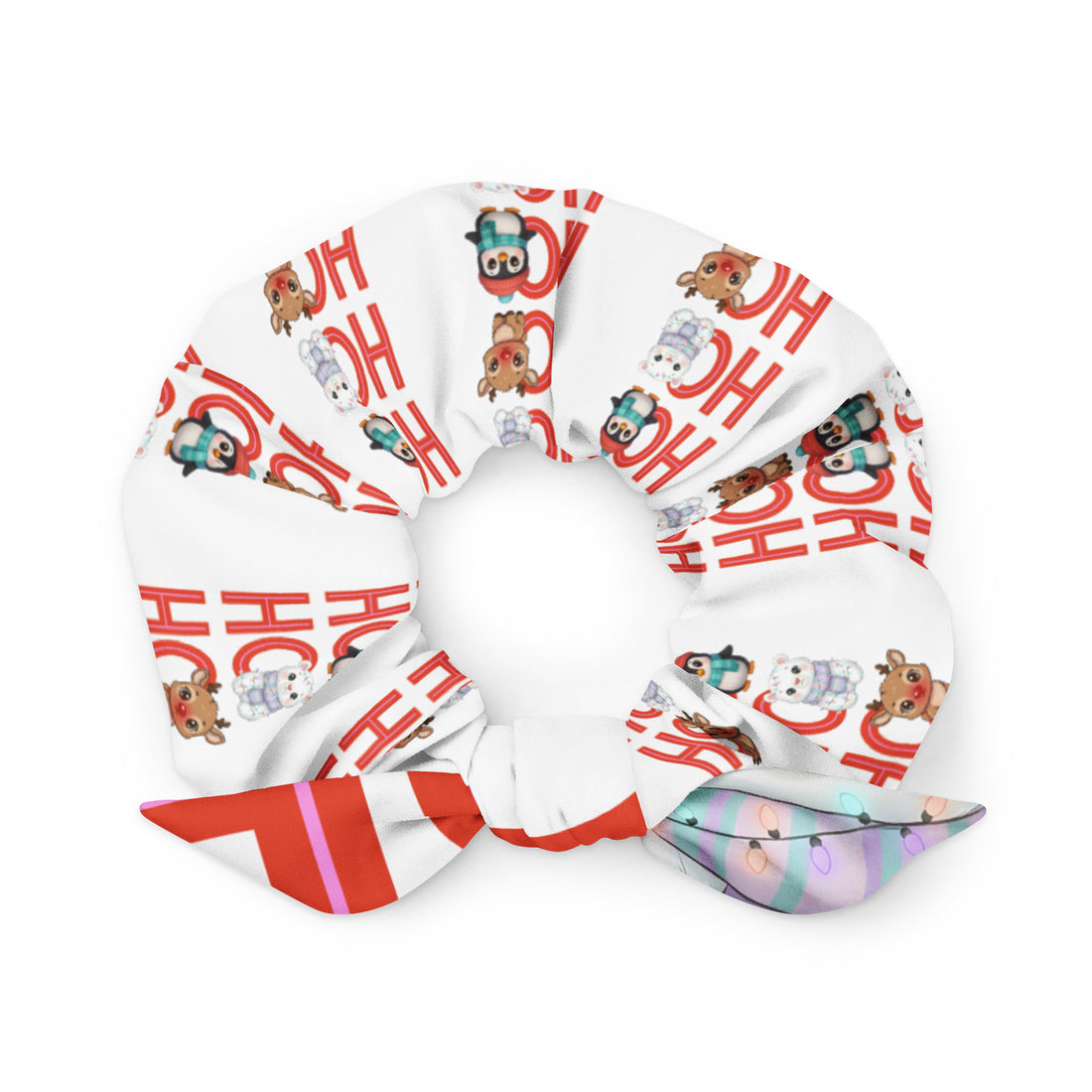 Ho Ho Vertical Text Kids & Babies Scrunchie | – RB Designa Co