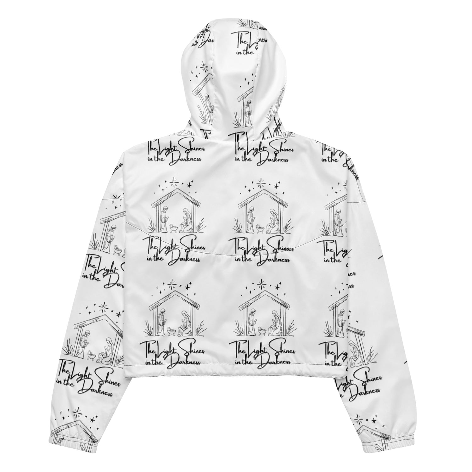 Light in Darkness Biblical Cropped Windbreaker | – RB Designa Co