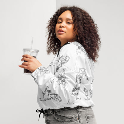 Peace Love God Biblical Cropped Windbreaker | – RB Designa Co