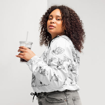 Savior is born Biblical Cropped Windbreaker | – RB Designa Co