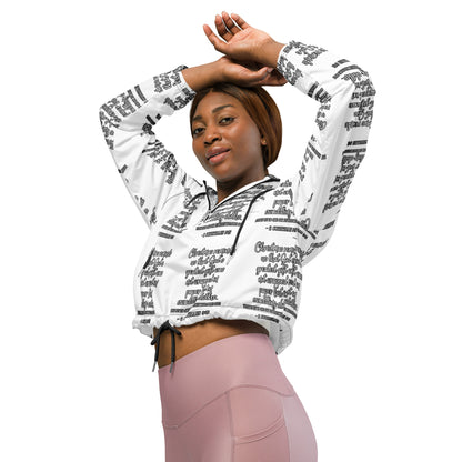 Gift Biblical Cropped Windbreaker | – RB Designa Co