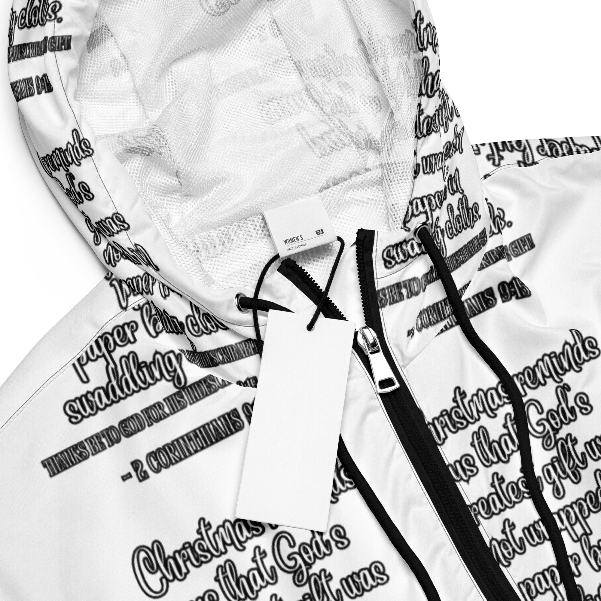 Gift Biblical Cropped Windbreaker | – RB Designa Co