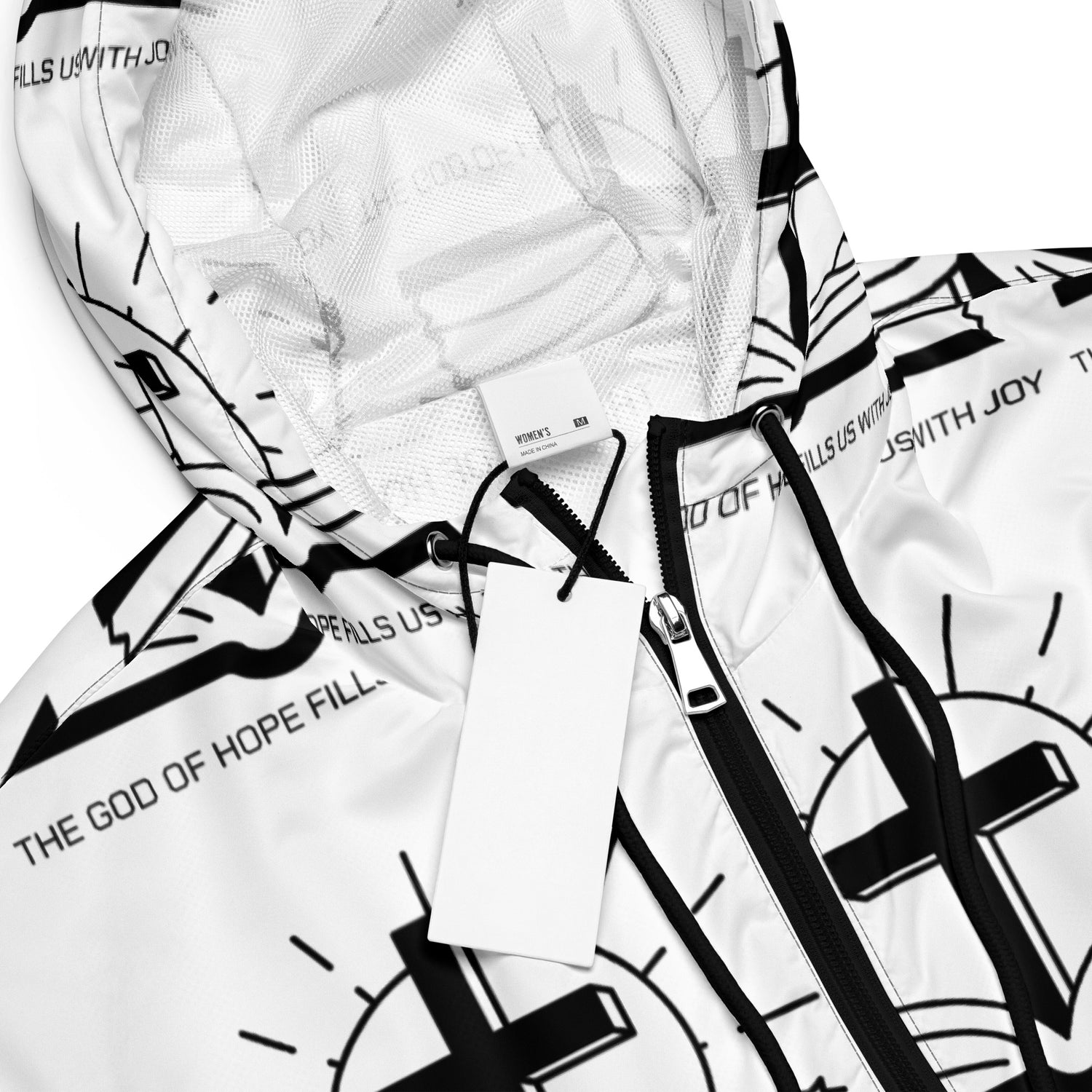 Joy of the Lord Biblical Cropped Windbreaker | – RB Designa Co