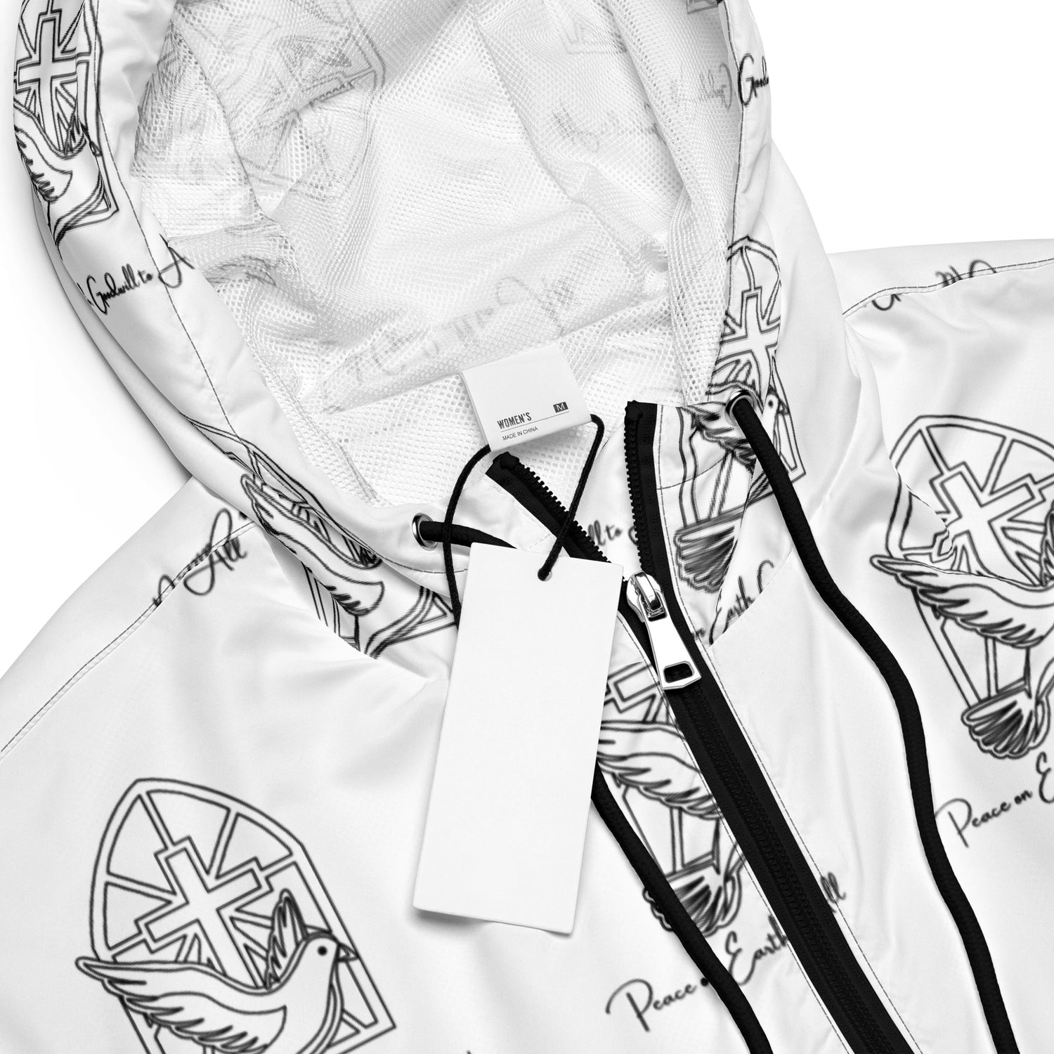 Savior is born Biblical Cropped Windbreaker | – RB Designa Co