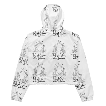 Light in Darkness Biblical Cropped Windbreaker | – RB Designa Co