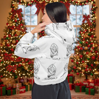 Peace Love God Biblical Cropped Windbreaker | – RB Designa Co