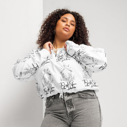 Light in Darkness Biblical Cropped Windbreaker | – RB Designa Co