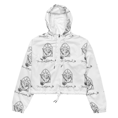 Peace Love God Biblical Cropped Windbreaker | – RB Designa Co