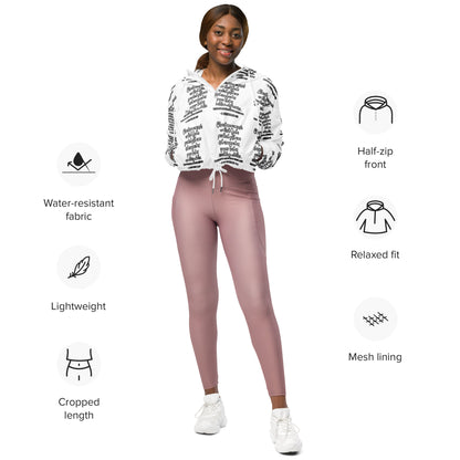 Gift Biblical Cropped Windbreaker | – RB Designa Co