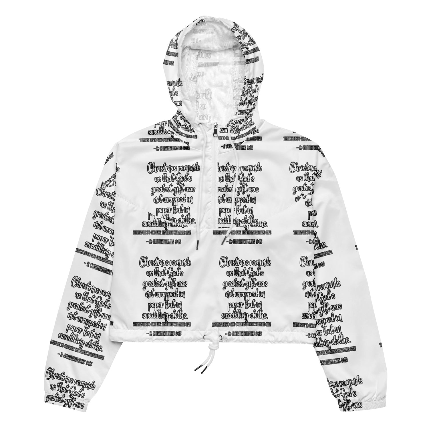 Gift Biblical Cropped Windbreaker | – RB Designa Co