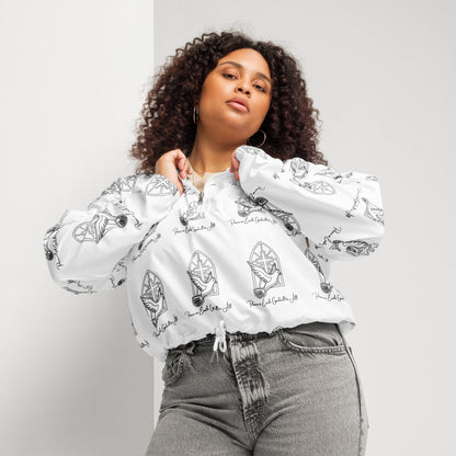 Savior is born Biblical Cropped Windbreaker | – RB Designa Co