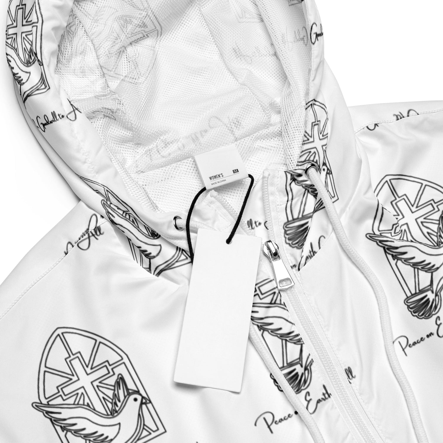 Savior is born Biblical Cropped Windbreaker | – RB Designa Co