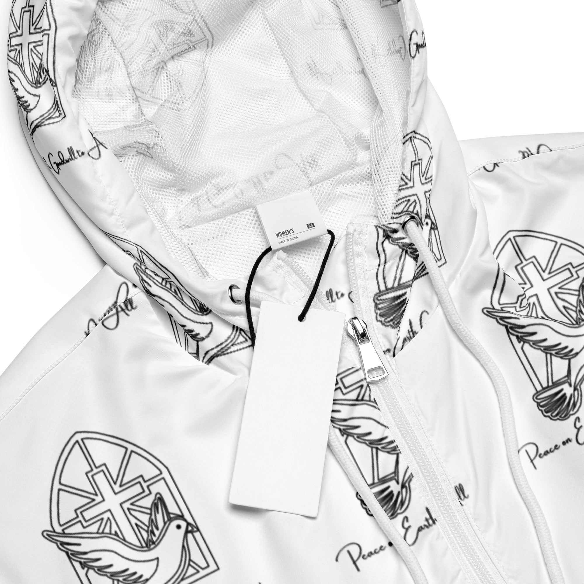 Savior is born Biblical Cropped Windbreaker | – RB Designa Co
