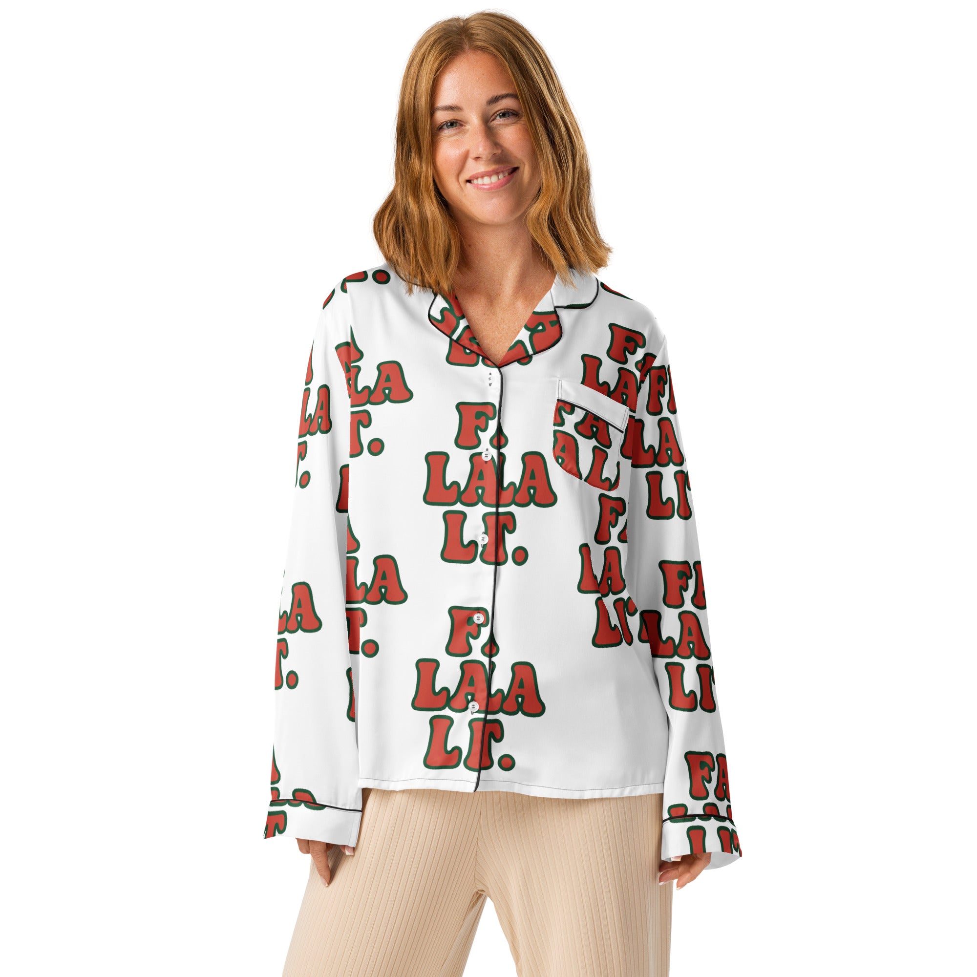 Colourful Lit Teen Long Sleeve Pajama Top | – RB Designa Co