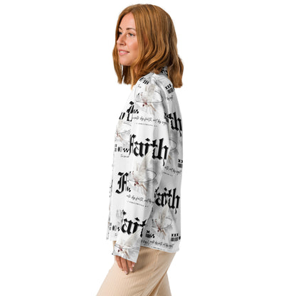 Faith Back Light Biblical Long Sleeve Pajama Top | – RB Designa Co