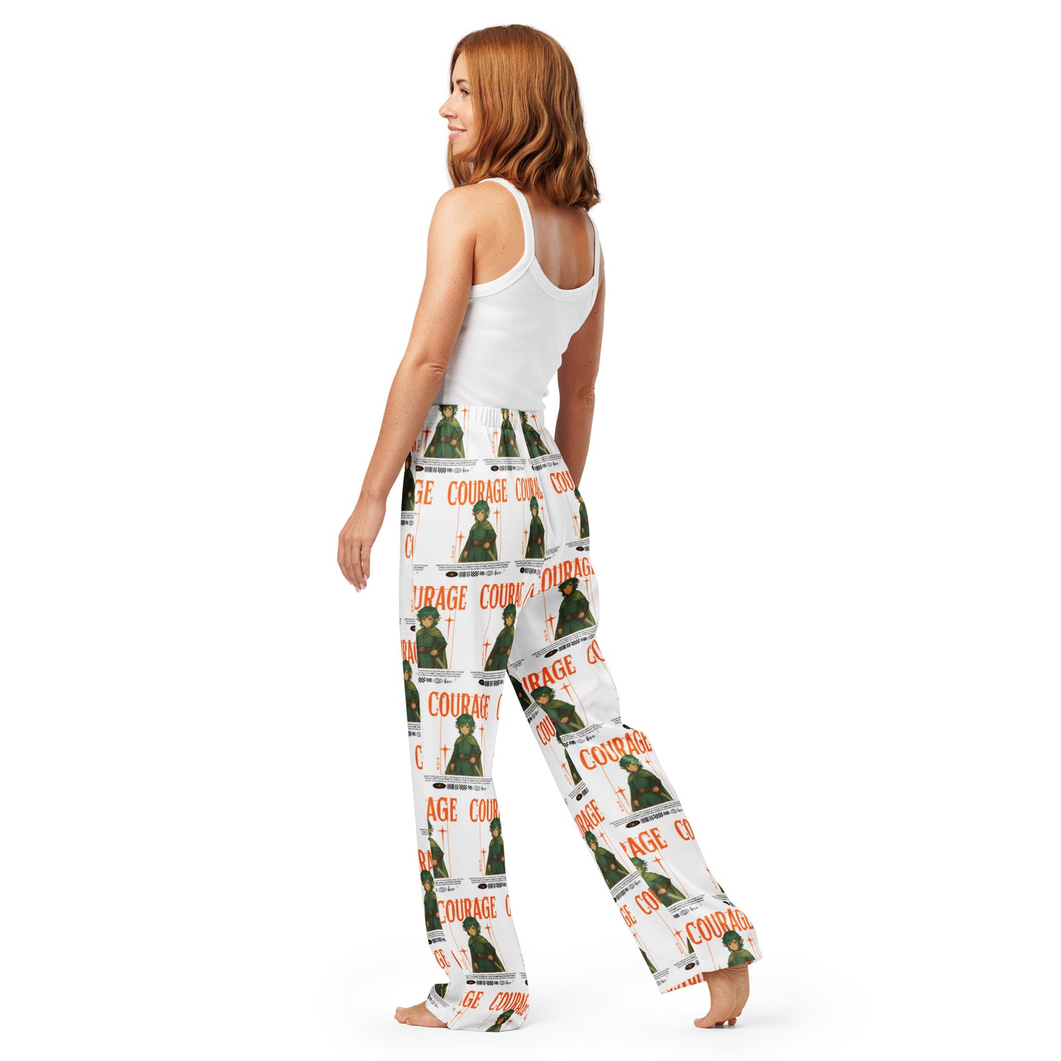 &quot;Courage&quot;- Black | Women’s pajama pants | – RB Designa Co