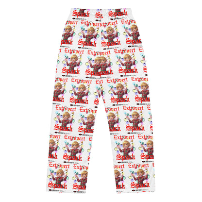 &quot;Extrovert Spark&quot;- Black | Women’s pajama pants | – RB Designa Co