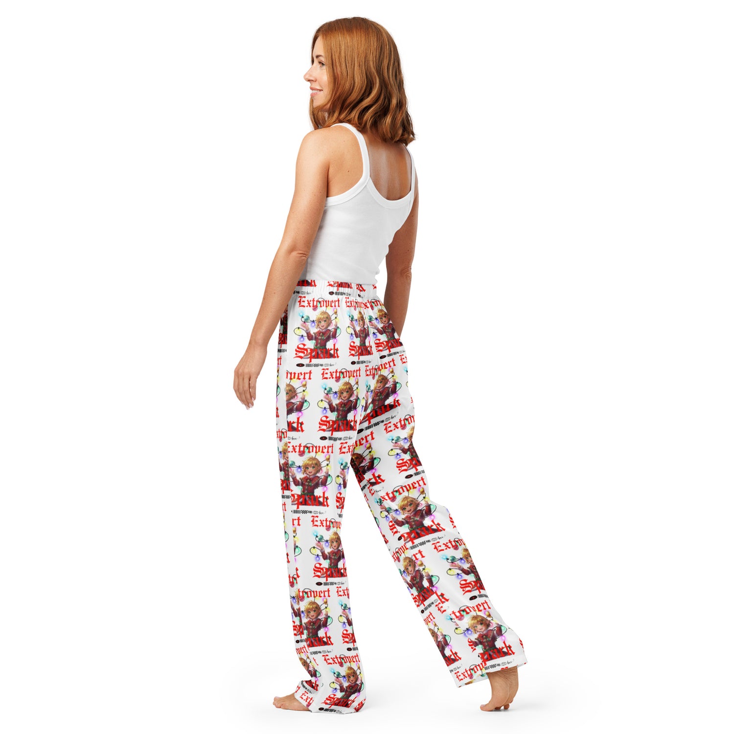 &quot;Extrovert Spark&quot;- Black | Women’s pajama pants | – RB Designa Co