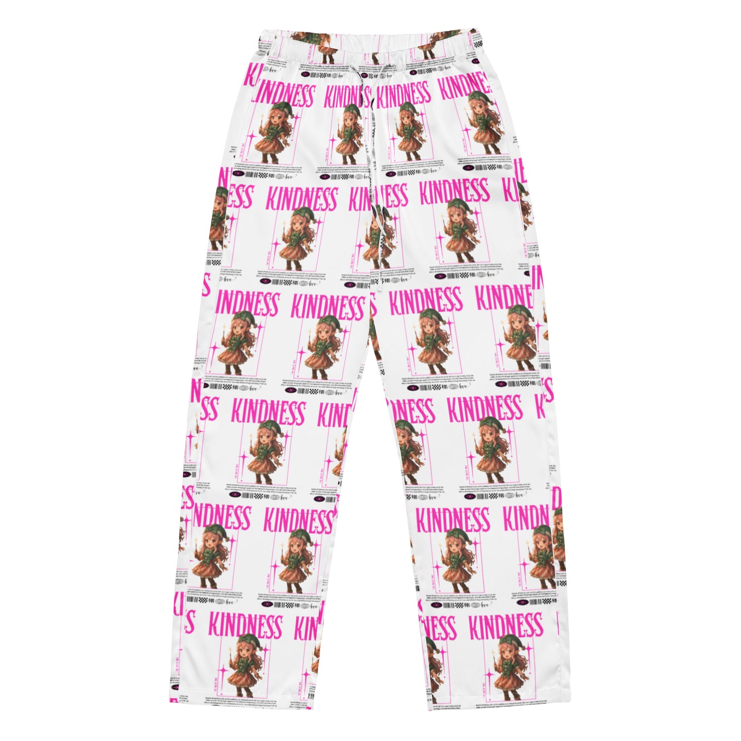 &quot;Kindness&quot;- Black | Women’s pajama pants | – RB Designa Co