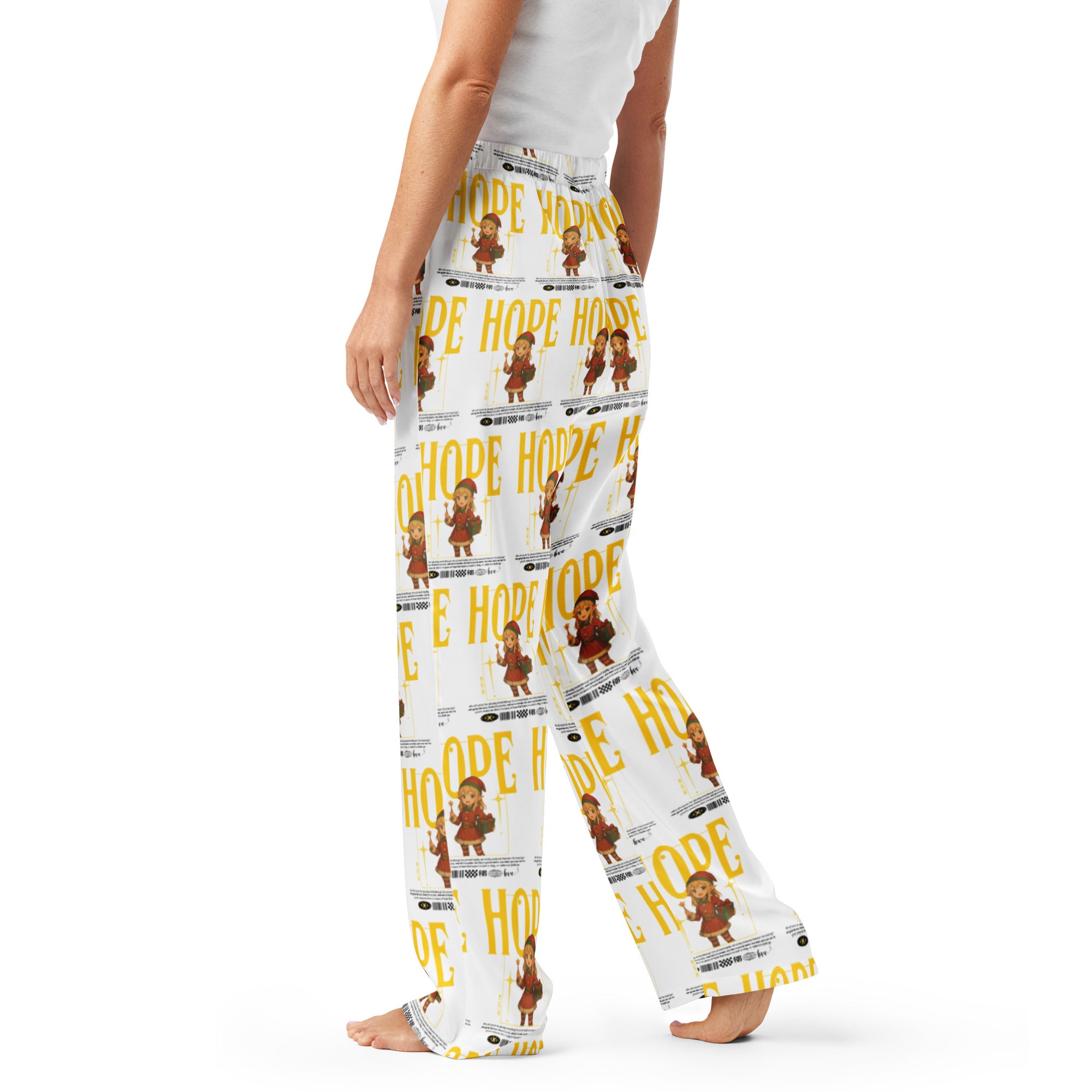 &quot;Hope&quot;- Black | Women’s pajama pants | – RB Designa Co