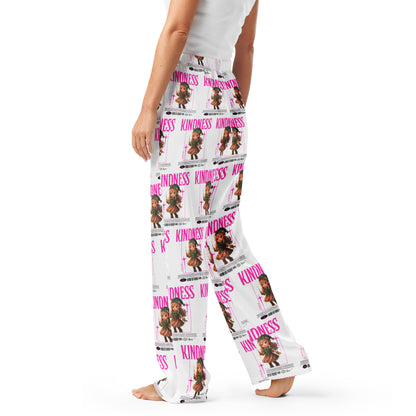 &quot;Kindness&quot;- Black | Women’s pajama pants | – RB Designa Co