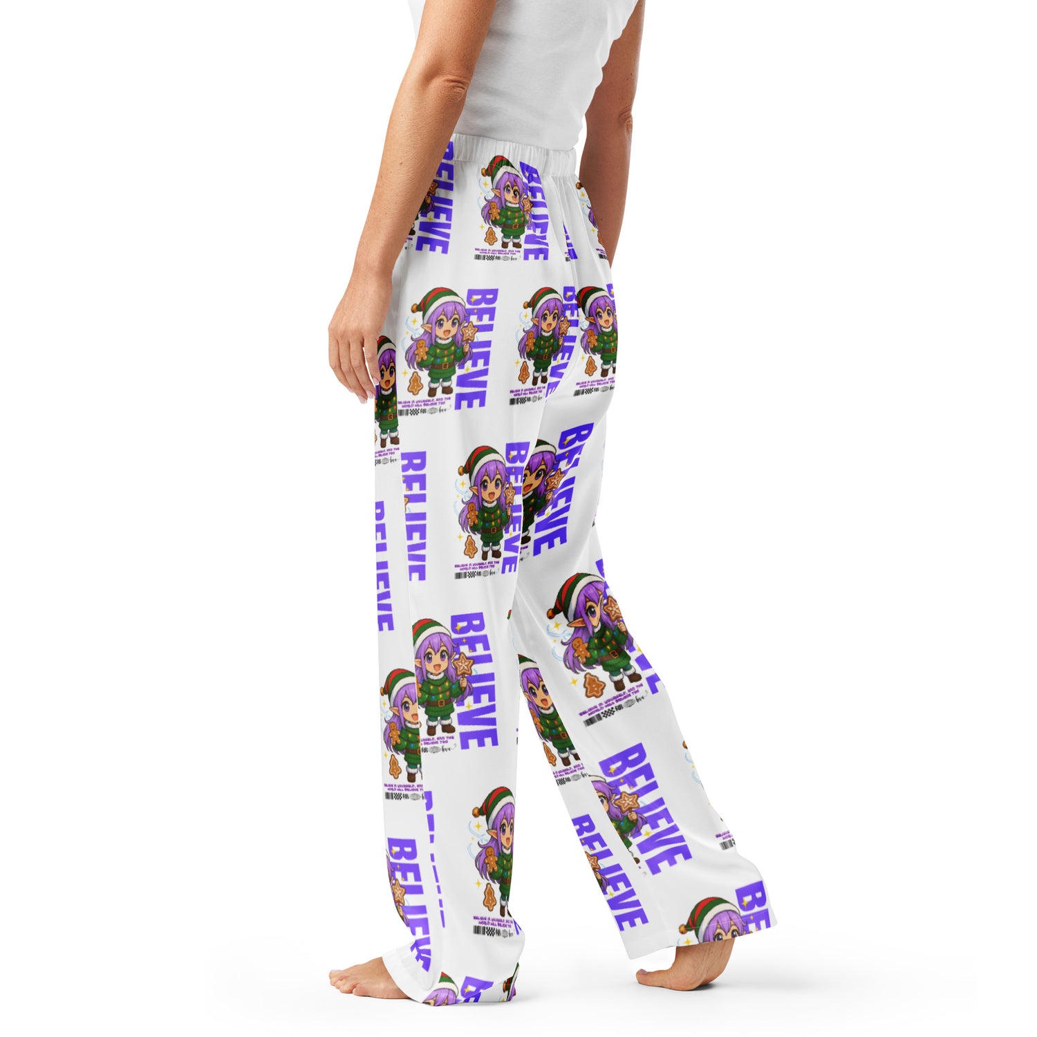 &quot;Believe&quot;- Black | Women’s pajama pants | – RB Designa Co