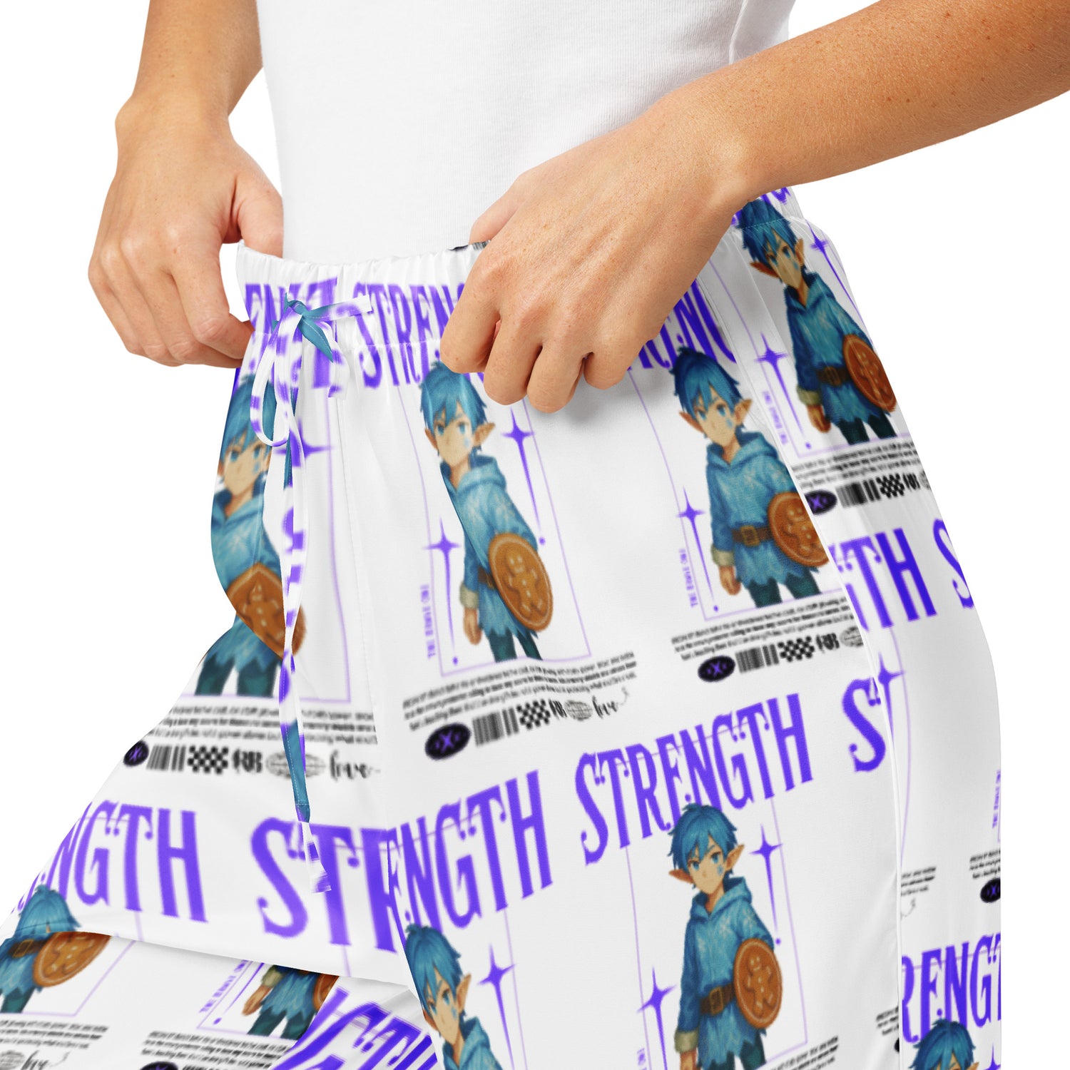 &quot;Strength&quot;- Black | Women’s pajama pants | – RB Designa Co