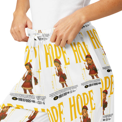 &quot;Hope&quot;- Black | Women’s pajama pants | – RB Designa Co